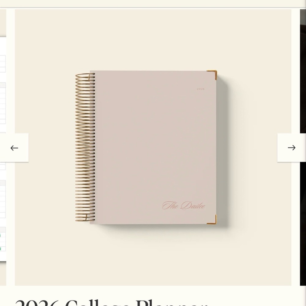 Elegant Beige Planner